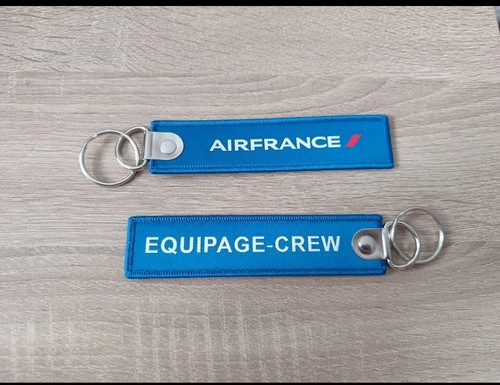 Porte clé brodé avion - clé,