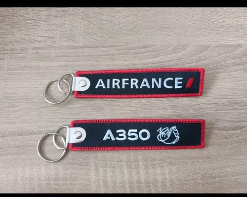 Porte clé brodé avion - porte,